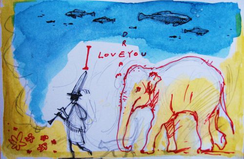 2008, טכניקה מעורבת על נייר, ניתן לרכישה כהדפס בחנות