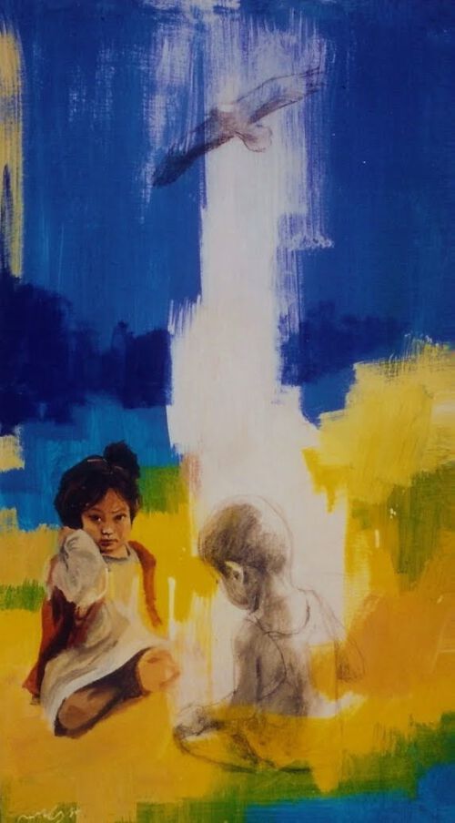 אקריליק על בד, 2002, 50 סמ על 110 סמ