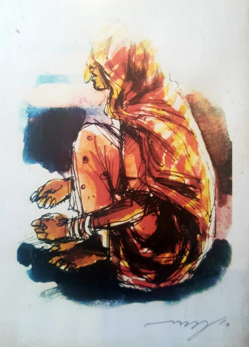 אקוורל על נייר, 2010