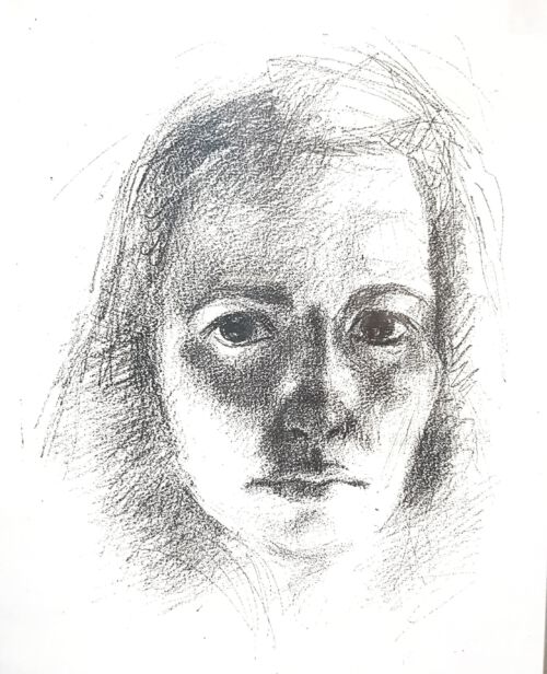 עפרון על נייר, 1998, 20 סמ על 20 סמ